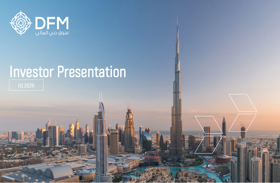 DFM Investor Presentation 2025 — Arabic Brand Identity Riyadh