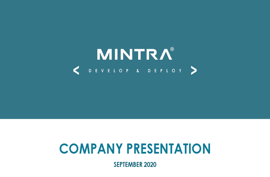 Mintra Company Presentation 2020 — Brand Guidelines Template