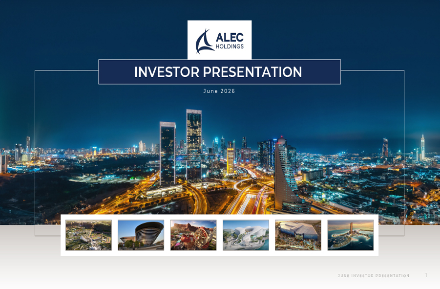 AESC Investor Presentation 2025 — Brand Identity Package Riyadh