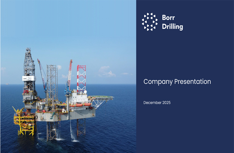 Borr Drilling Company Presentation — Company Profile Design Agency