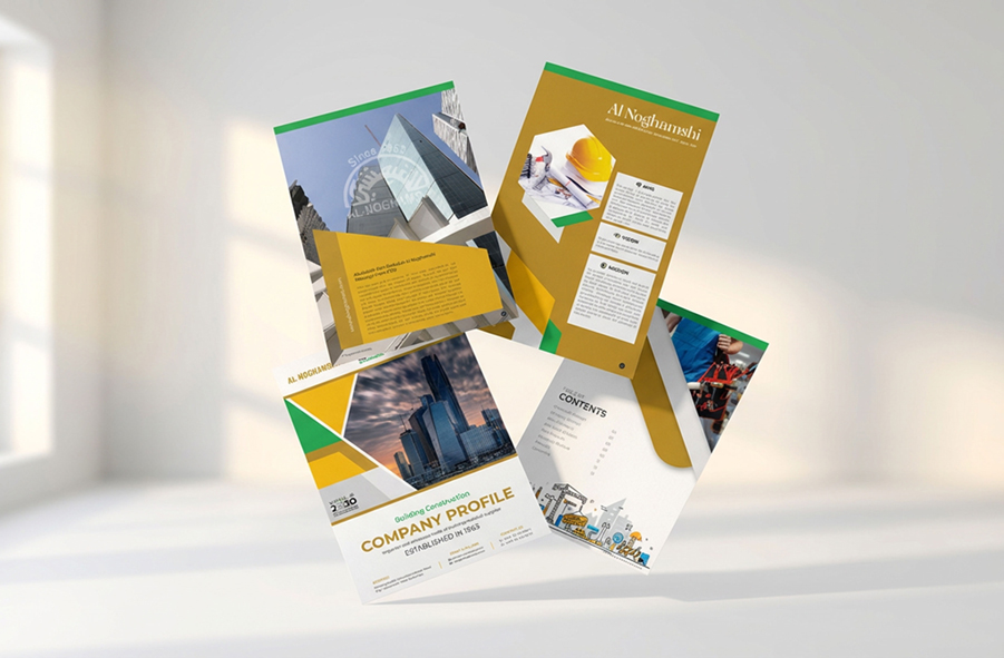 Corporate Company Profile Design Saudi Arabia