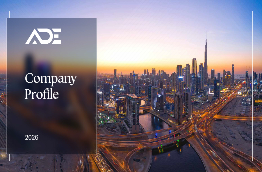 Creative Graphic Design Riyadh — ADE Real Estate Company Profile 2026