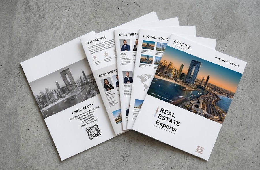 Custom Graphic Design Riyadh — Forte Real Estate Experts Company Profile