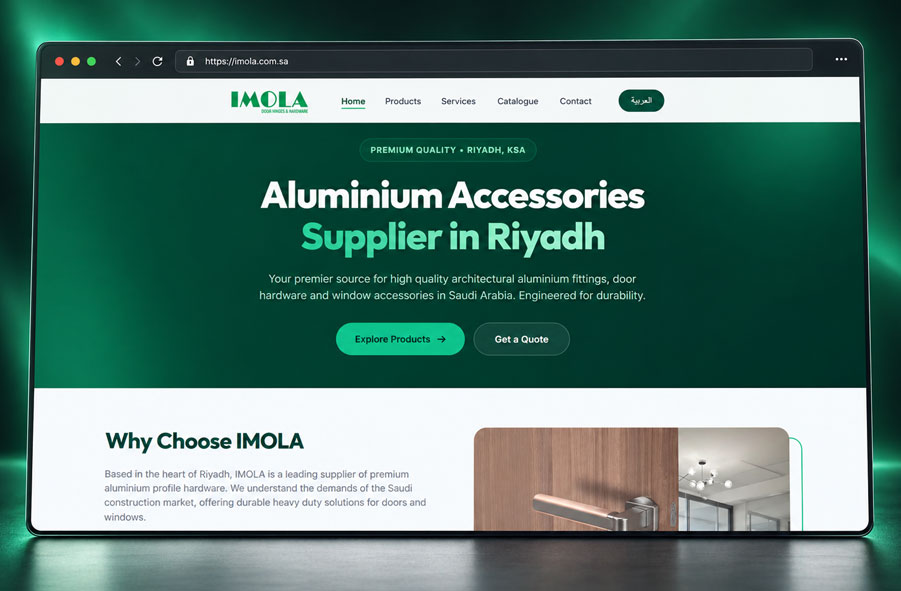 IMOLA Group aluminium accessories website