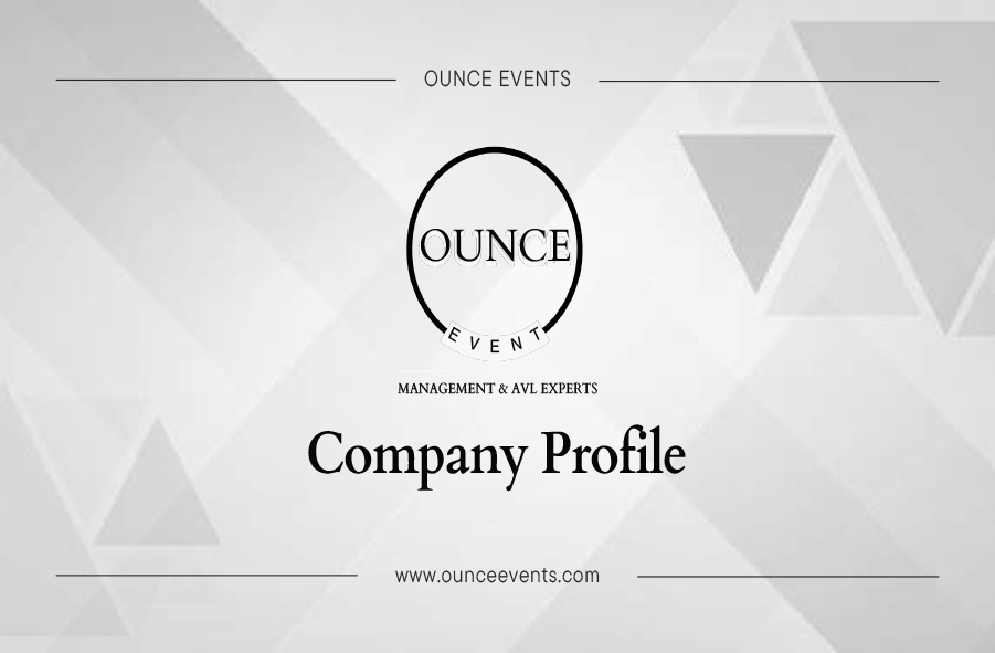 Ounce Organisation Events Management Profile Riyadh