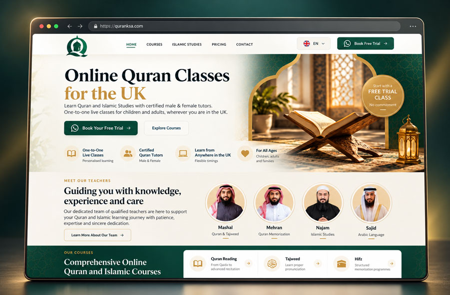 QuranKSA online learning website