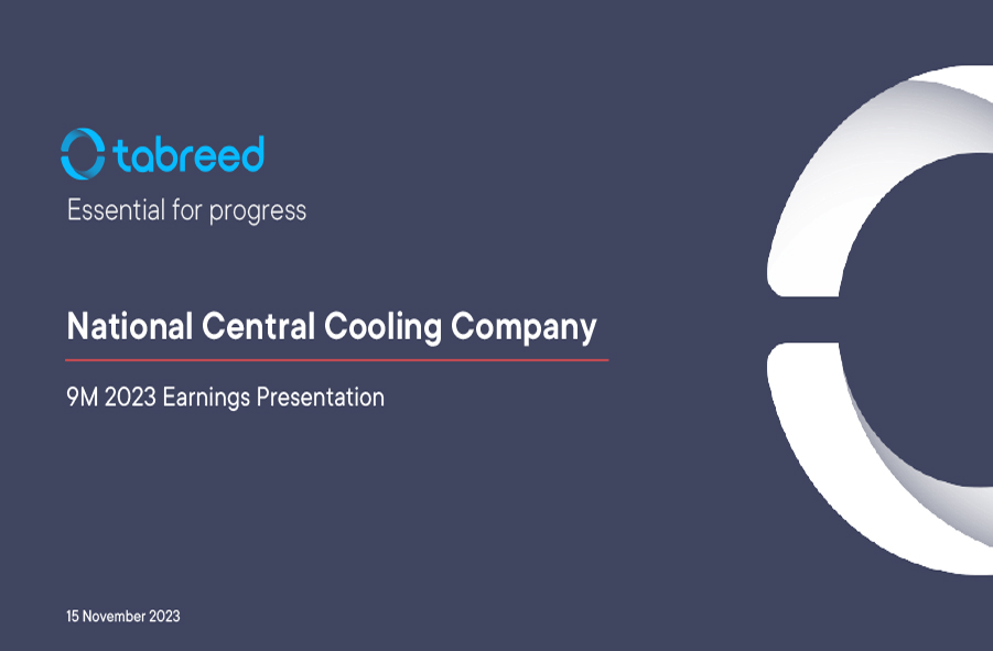 National Central Cooling Company FY 2023 Results — Riyadh Branding Studio
