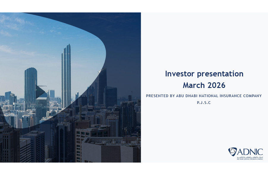 ADNOC Investor Presentation March 2026 — Startup Branding Riyadh